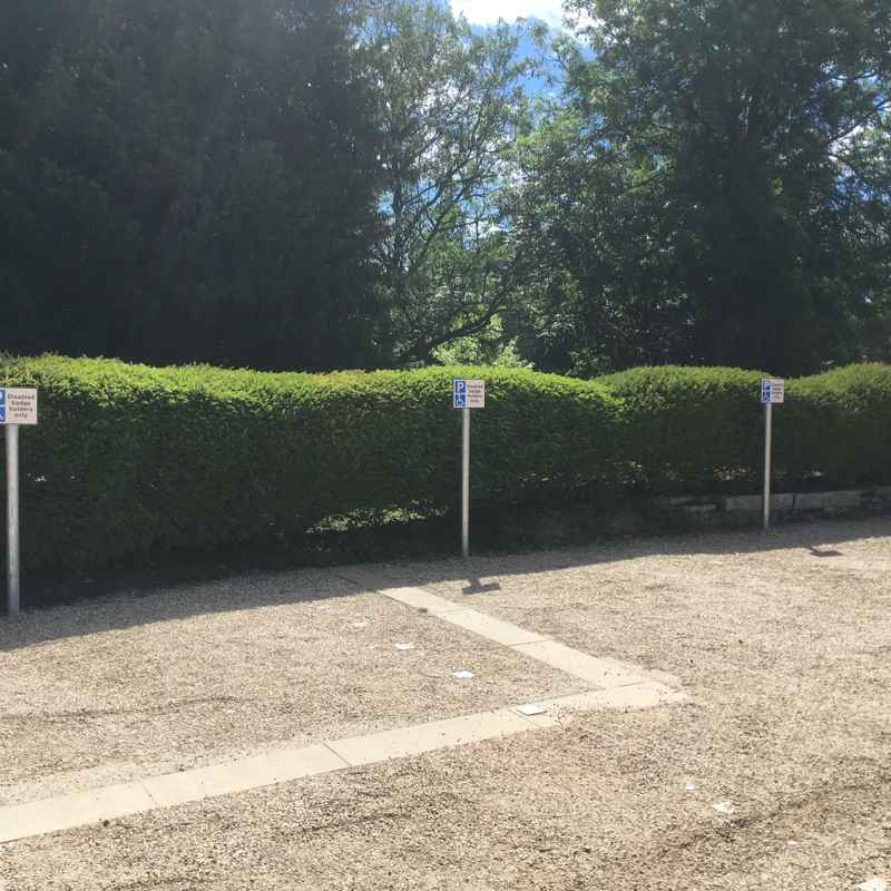 Disable parking spaces